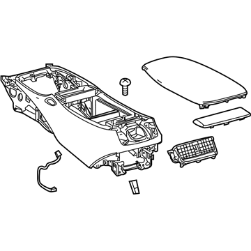 Lexus 58810-50770-D0 Box Assembly, Console