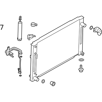 Infiniti 21410-JK20B Radiator & Condenser Assembly