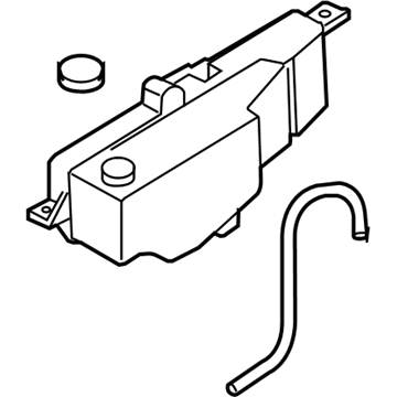 Infiniti 21710-JK000 Radiator Reservoir Tank Assembly