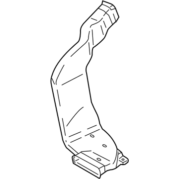 Hyundai 97370-J9000 Duct-Rear Heating, RH