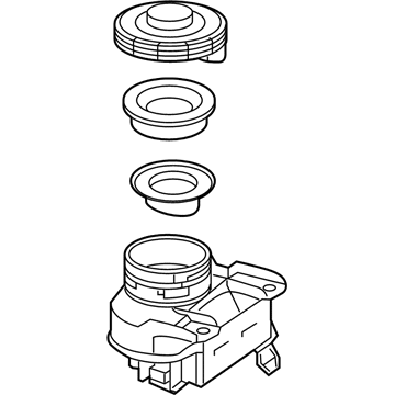 Honda 46661-TRT-A00 Set, Reservoir Complete