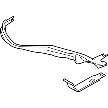 BMW 63-11-7-295-737 Guide Strip With Spring, Left