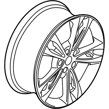 Ford HS7Z-1007-D Wheel, Alloy