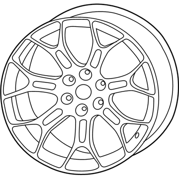 Mopar 1WR19JXYAA Aluminum Wheel