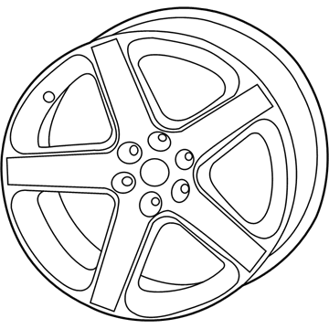 Mopar 1WL85SZGAB Aluminum Wheel