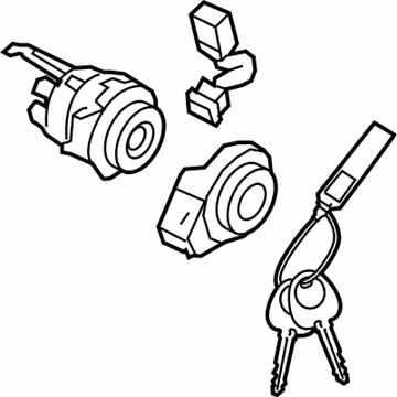 Kia 81900A7F00 Ignition Lock Cylinder