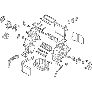 Hyundai 97205-2V050 Heater & Evaporator Assembly