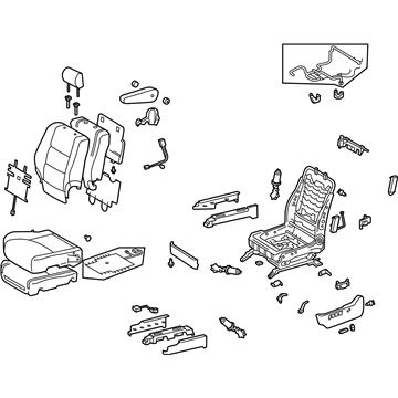 Lexus 71200-6C222-A0 Seat Assy, Front LH