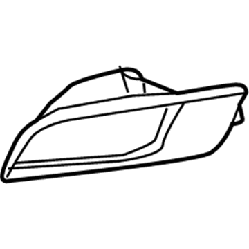 Mopar 55112678AA Reflector-FASCIA