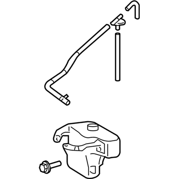 GM 19204404 Reservoir, Coolant Recovery