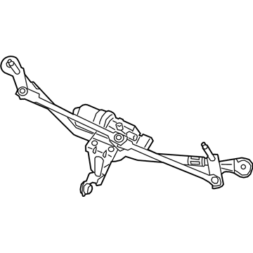 BMW 61-61-9-880-517 WIPER SYSTEM, COMPLETE