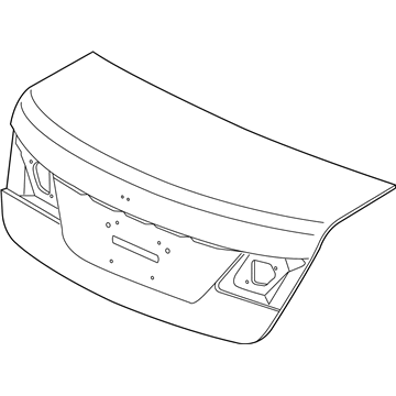 Acura 68500-TY2-A94ZZ Lid, Trunk (Dot)