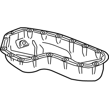 Lexus 12102-0P020 Pan Sub-Assy, Oil, NO.2