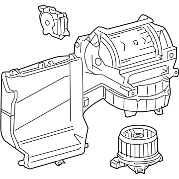 Toyota 87130-0C070 Case Assembly