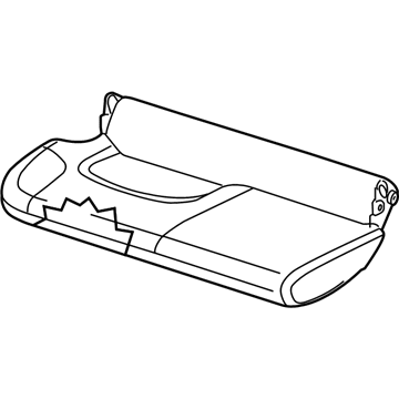 Nissan 88300-EA501 Cushion Assy-Rear Seat, RH