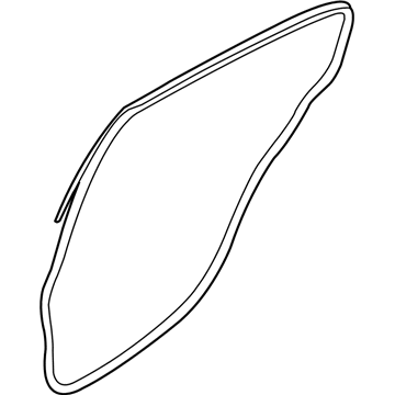 Kia 831403F001 WEATHERSTRIP Assembly-Rear Door Side