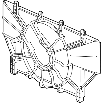 Honda 19015-5TZ-H01 Shroud Complete