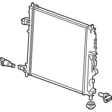 GM 23452328 Radiator