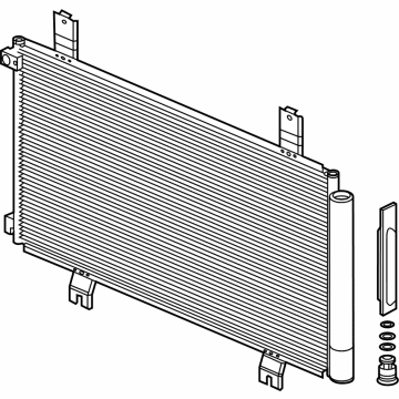 Honda 80100-T21-A02 W-CONDENSER ASSY