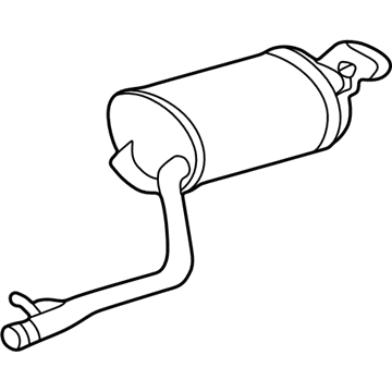 Lexus 17430-50900 Exhaust Tail Pipe Assembly