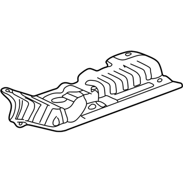 Lexus 58041-50010 Insulator Sub-Assy, Front Floor Heat, NO.1