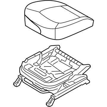 Kia 881033W000EAP Cushion Assembly-Front Seat