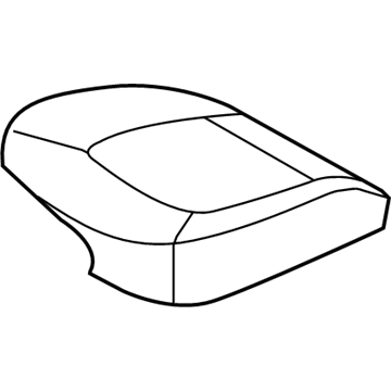 Kia 881603W000EAN Front Seat Cushion Driver Covering