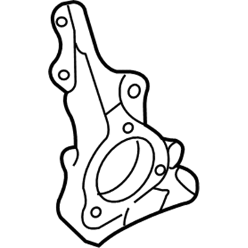 Hyundai 51715-4D000 Knuckle-Front Axle, LH