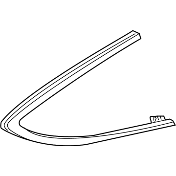 Honda 73560-TE0-A01 Molding Assy., L. Quarter Windshield