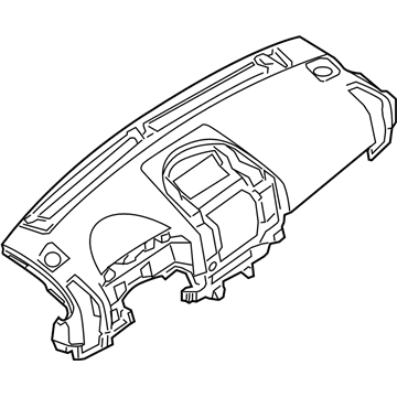 Nissan 68100-9FD0A Panel & Pad Assy-Instrument