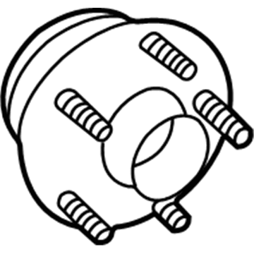 Ford 4R3Z-1104-AB Hub & Bearing