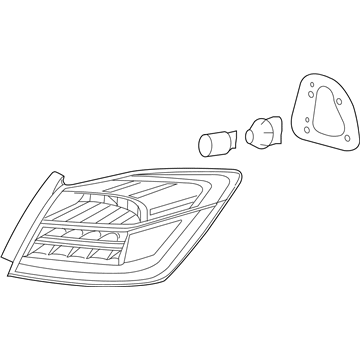 Honda 33500-T3V-A02 Light Assy , R Tail