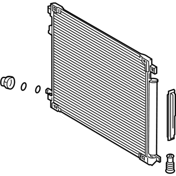 Toyota 884A0-42070 Condenser Assembly