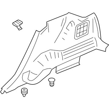 Ford 9T4Z-7831012-BA Quarter Trim Panel