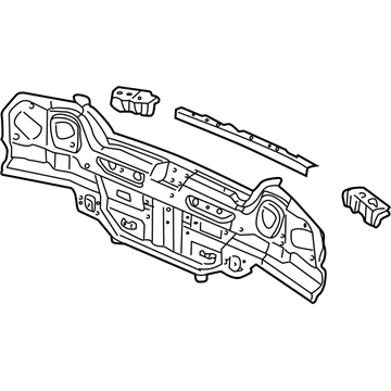 Honda 66100-S2A-A03ZZ Panel, RR.