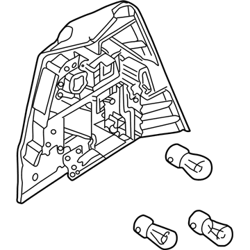 BMW 63-21-7-165-973 Bulb Holder, Left