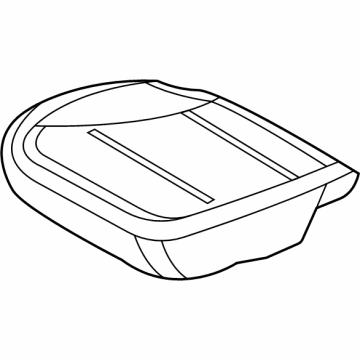 Nissan 87311-5EE0A Pad Assembly-Cushion, Front Seat RH