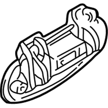 Nissan 80606-9E009 Front Door Outside Handle Assembly, Right