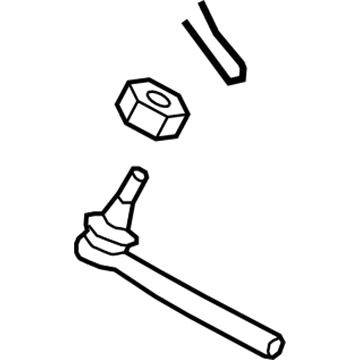 Nissan D8520-JF00B Socket Kit-Tie Rod, Outer
