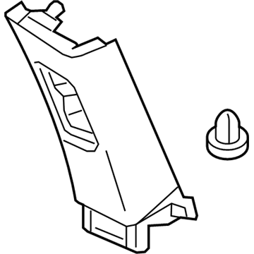 Infiniti 76934-6JL0A Finisher Assy-Luggage Rear Pillar, RH