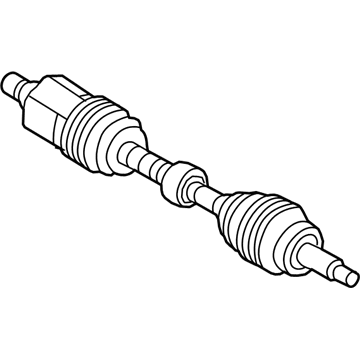 Hyundai 49501-4Z630 Shaft Assembly-Drive, RH