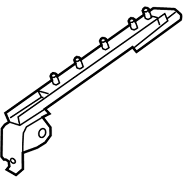 Nissan 88501-4BA1A Slide Assy-Rear Seat, Outer RH