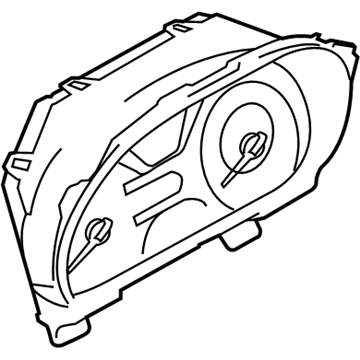 Nissan 24820-1FU3A Speedometer Assembly