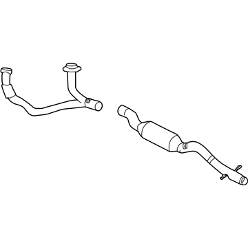 Mopar 52113971AD Catalytic Converter & Pipe