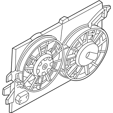 Ford 3S4Z-8C607-BG Fan Assembly