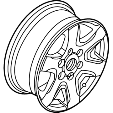 Ford M2DZ-1007-P WHEEL ASY