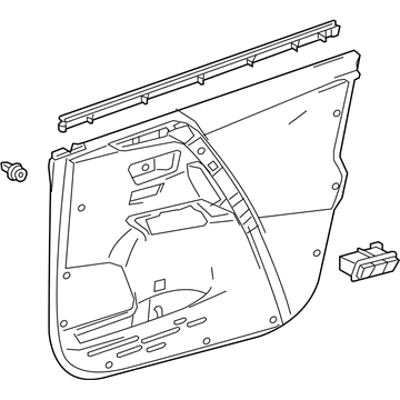 Toyota 67610-0R140-C1 Door Trim Panel