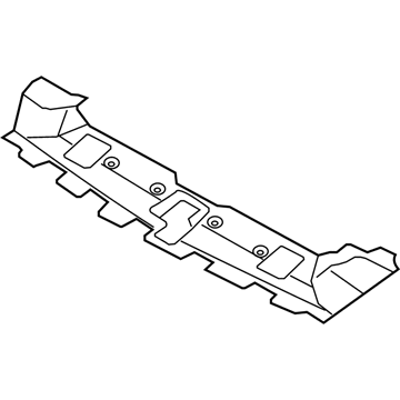 Nissan 62067-1EA0A Finisher Assy-Front Bumper, Center
