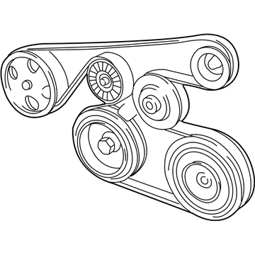 Toyota 99366-J1690 Serpentine Belt