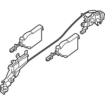 Nissan 82500-5Z000 Slide Right Passenger Door Lock Actuator